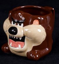 Applause Warner Bros. Looney Tunes Tazmanian Devil 3D Sculpted Coffee Mug